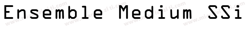 Ensemble Medium SSi Medium字体转换